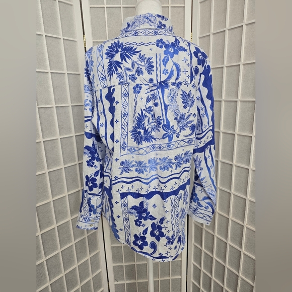 #37. JOIE 100% LINEN button down top NWT - Picture 5 of 6